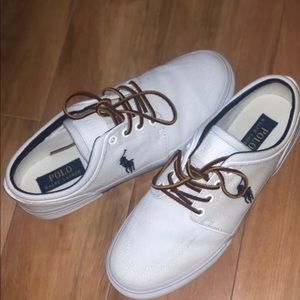 White Polo Shoes .